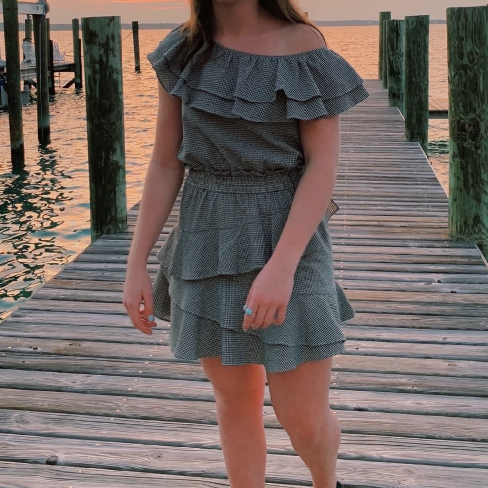 LoveShackFancy Gingham Dress Size Small